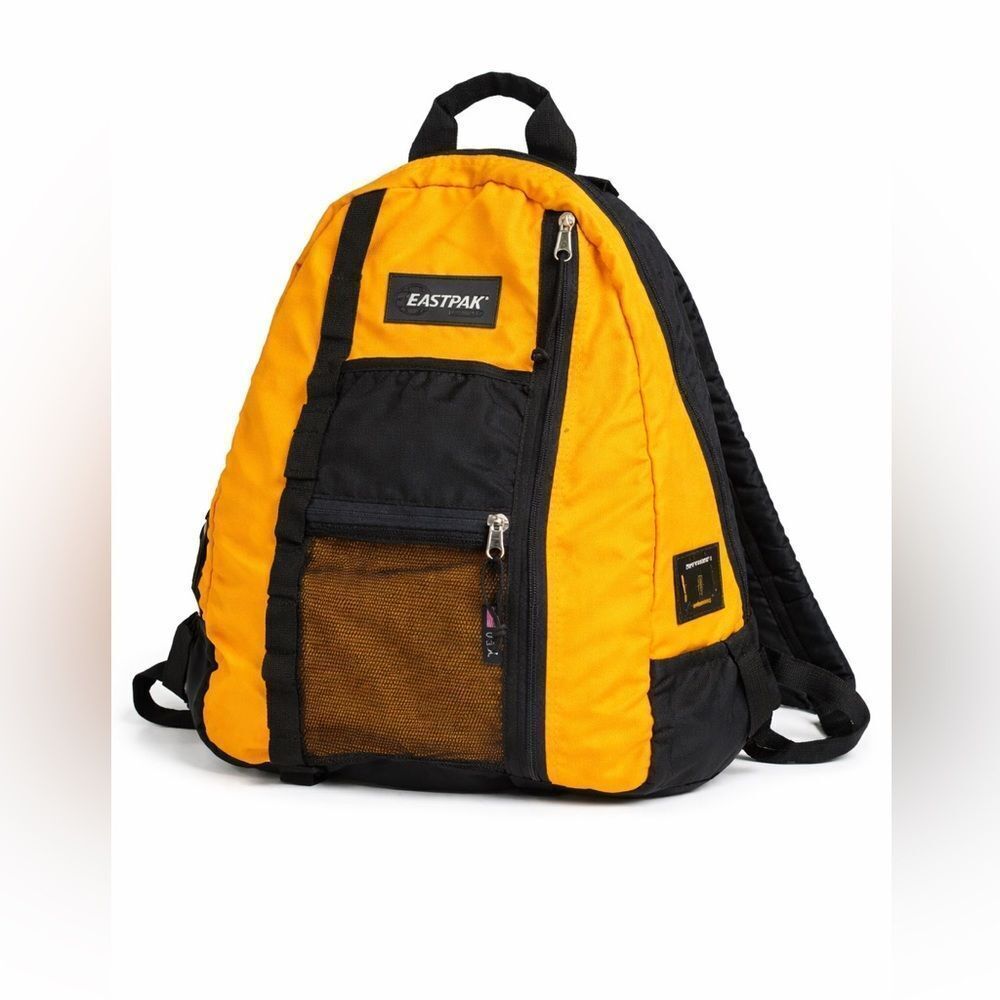 Eastpak Yellow Black Utility Backpack Travel Hiking School Bag Unisex USA